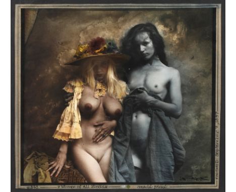 Jan Saudek, Women of All KindsEnde 20. Jh., kolorierte Vintage-Fotografie, Frauen aller Art, nummeriert 849, finished Septemb