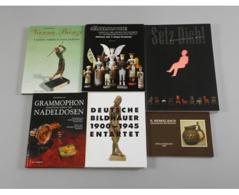 Sechs Fachbücher Jugendstil und Kunsthandwerk bestehend aus: 1) Setz Dich! von Helmut Bauer, zu einer Ausstellung im Münchner