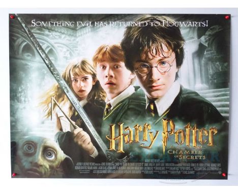 HARRY POTTER AND THE CHAMBER OF SECRETS (2002) - A UK quad film poster together with mini poster - rolled (2 in lot)