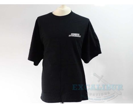 HARRY POTTER AND THE DEATHLY HALLOWS PART 2 (2011)- A black short sleeved 'Stunts' 2XL t-shirt - Provenance : These items cam