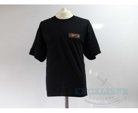JAMES BOND - A pair of crew clothing items comprising a SKYFALL (2012) black short sleeved M second unit t-shirt together wit