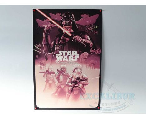 STAR WARS : THE EMPIRE STRIKES BACK (EPISODE V)(1980) - An official Tom Walker print with certificate of authenticity - 18 of