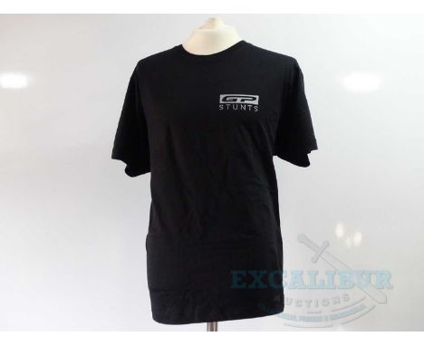JAMES BOND : SPECTRE (2015) - A  group of three crew clothing items comprising a black short sleeved 2XL stunt crew t-shirt t