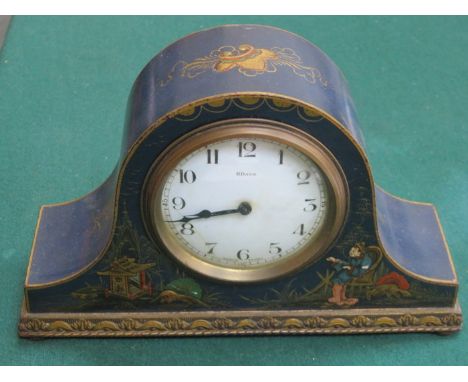 CHINOISERIE MANTLE CLOCK WITH GLIDED DECORATION