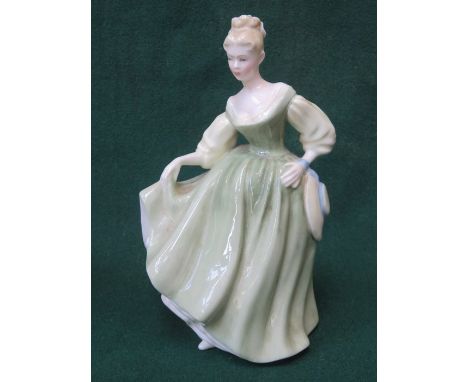 ROYAL DOULTON GLAZED CERAMIC FIGURE- FAIR LADY, HN2193