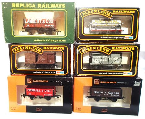 OO scale, 6x assorted wagons, all different, excellent condition, wear to boxes. P&amp;P Group 1 (£14+VAT for the first lot a