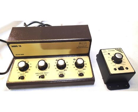 Gaugemaster Model TS 3 track controller, base plate loose, plus Combi, untested. P&amp;P Group 1 (£14+VAT for the first lot a