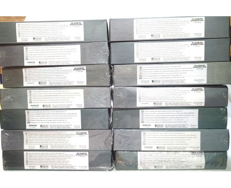 Fourteen Atlas Editions Fighting Ships, all different, 11x factory sealed, storage wear to some boxes. P&amp;P Group 1 (£14+V