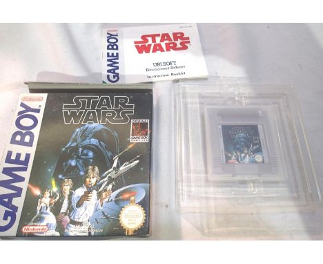 Nintendo Gameboy game: Star Wars, cartridge with manual and box. P&amp;P Group 1 (£14+VAT for the first lot and £1+VAT for su