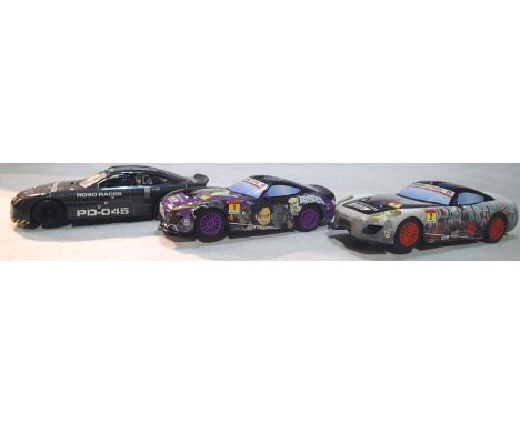 Three Scalextric slot cars in very good to excellent condition, unboxed. P&amp;P Group 1 (£14+VAT for the first lot and £1+VA