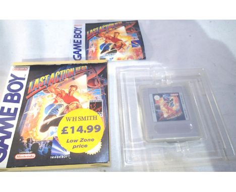 Nintendo Gameboy Game: Last Action Hero, cartridge with manual and box. P&amp;P Group 1 (£14+VAT for the first lot and £1+VAT