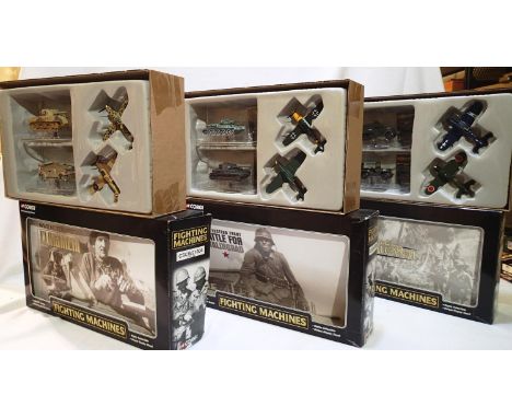 Three boxed Corgi fighting machine sets. P&amp;P Group 1 (£14+VAT for the first lot and £1+VAT for subsequent lots) 