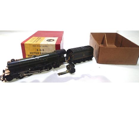 OO scale Trix Twin, 4.6.2 Scotsman, 60103, BR Green, rear chassis/pony truck broken, old repair, otherwise fair to good condi