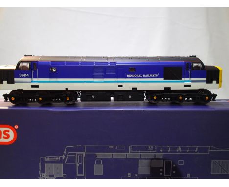 Vi Trains class 37414, Regional Railways, body loose on chassis, no buffer beams, no detail pack or paperwork, wrong/poor box