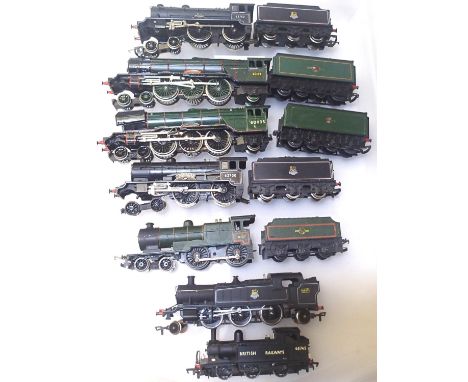 OO scale selection of seven Steam Outline locomotives, various makes and types, some refinished, some may require attention, 