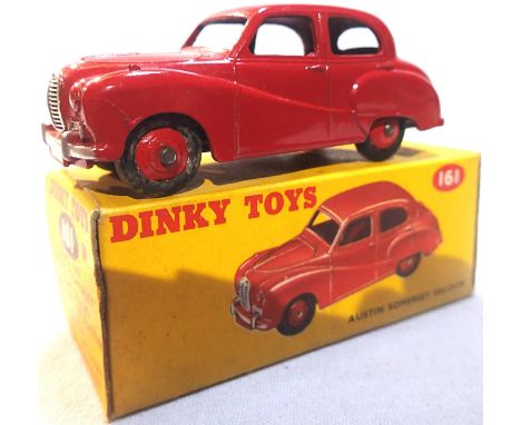 Dinky Toys 161 Austin Somerset red in very good to excellent condition, box is good. P&amp;P Group 1 (£14+VAT for the first l