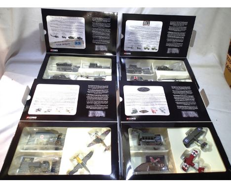 Four sets of War Corgi vehicles, boxed. P&amp;P Group 1 (£14+VAT for the first lot and £1+VAT for subsequent lots) 