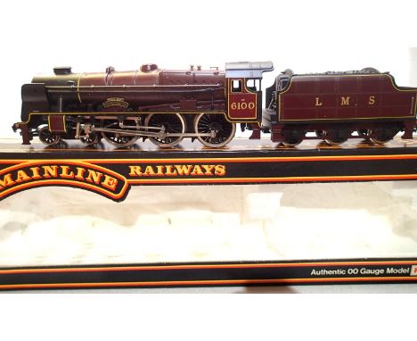 OO scale Mainline 37-060, Royal Scot, 6100, LMS Maroon, as preserved in very good to excellent condition, box is good, no pap