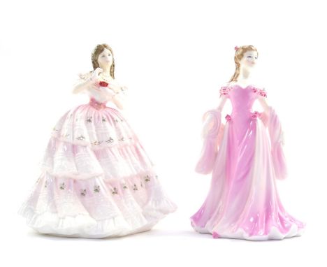 A Royal Doulton porcelain figure modelled as Red Red Rose, Language of Love Collection, limited edition 1697/12500., HN3994.,