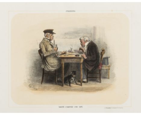 Vogel (Jules) and Eugéne Laville Esquisses Physiologiques de la Ville de Strasbourg, 30 hand-coloured lithographed plates, sh