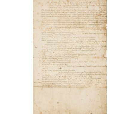 Licensing of ale house keepers & victuallers.- An Abstract of ye Proposall formerly prsented to his Highns by George Tirrey &