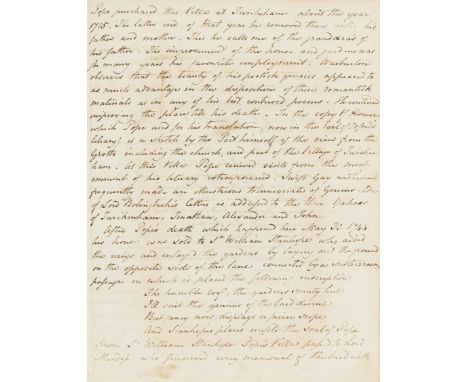 Poetry.- Gulston later Stepney-Gulston (Eliza,  daughter of Joseph Gulston, book and print collector, 1744/5-86, and Elizabet
