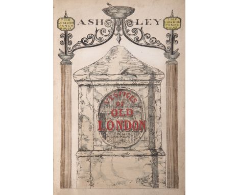 London.- [Cornman (F.)] Vestiges of Old London from Rare Prints & Drawings, number 20 of only 30 copies signed by the author,