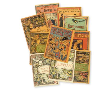 Crane (Walter) Routledge's New Sixpenny Toy Books, 11 vol., comprising Baby's Own Alphabet, The Absurd A.B.C., Valentine and 
