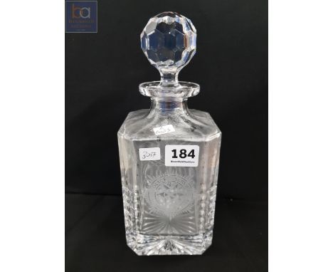 PSNI CRYSTAL DECANTER 