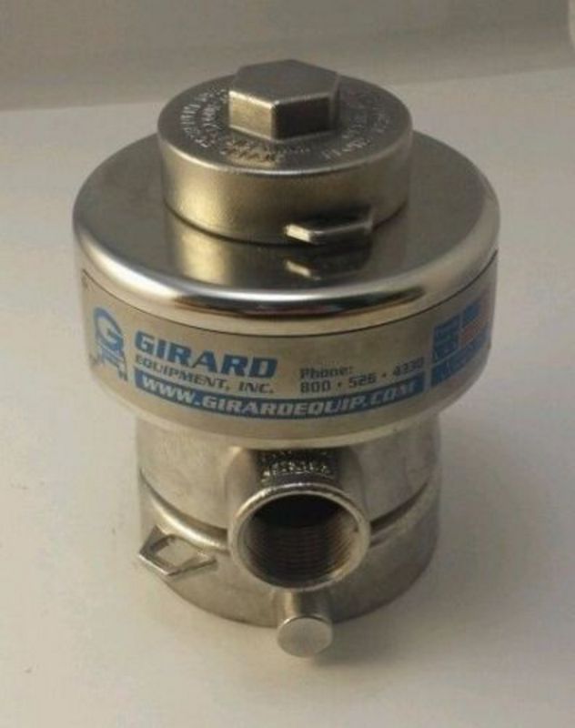 (5) Girard Equipment Vacuum Breaker 3X407MVBTT New Gen DOT407 Vent for Tanker Truck(Loc
