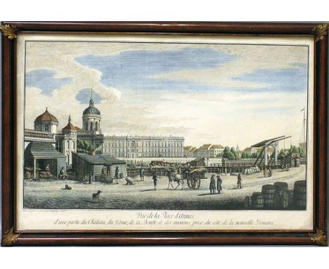 Rosenberg, Johann Georg (1739 Berlin 1808) Berlinansicht mit Lustgarten "Vue de la Place d'Armes, d'une partie du Chateau", s