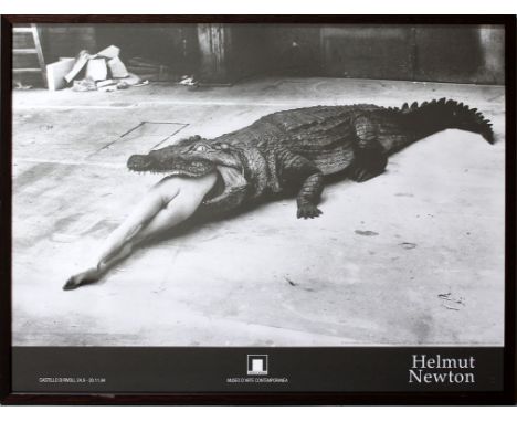 Newton, Helmut (1920 Berlin - Los Angeles 2004), nach Ausstellungsplakat "Castello di Rivoli, 24.9 - 20.11.94", Museo d'arte 