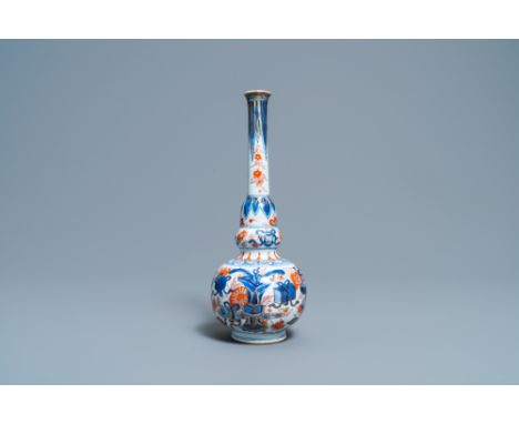 Full title: A Chinese Imari-style bottle vase, KangxiDescription:  H.: 28 cmÊ Provenance:- A Belgian private collection.- Acq