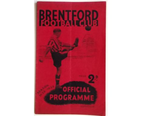 Rare programme for this First division match.
Condition : Slight fold and opposition named on cover in pencil.
