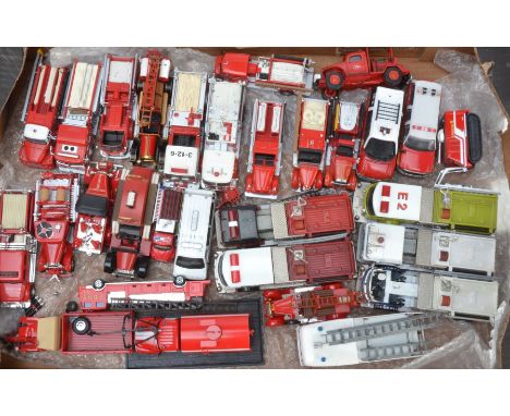 Modern Diecast Vehicles, an unboxed collection of vintage and modern private, emergency and commercial vehicles including Cor