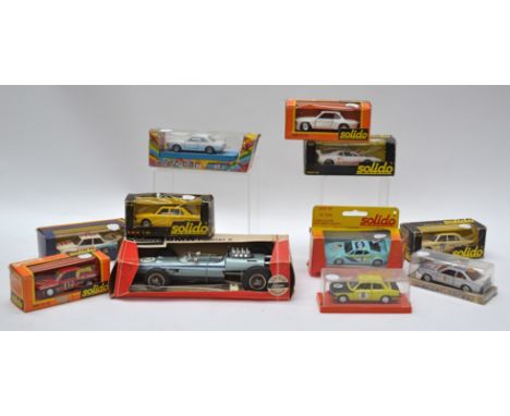 1970s Diecast BMW Competition and Other Models, a boxed group including Schuco 1072 BMW Formel 2 clockwork racing car (with k