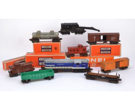 More Recent Lionel O Gauge electric Trains, a die-cast bodied 2-6-4 No 2026 with smoke chamber and 6466T tender in black, bot