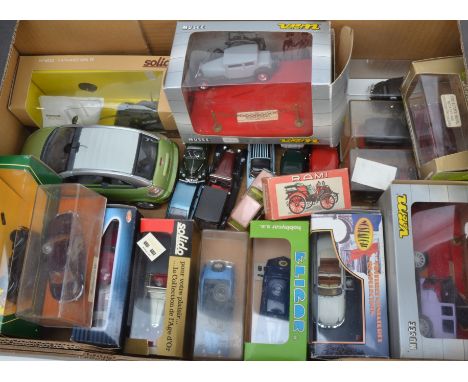 Modern Diecast Vehicles, a collection of vintage mainly private vehicles unboxed or loose in boxes including examples by Vere