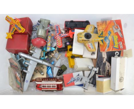 Modern Diecast and Toys, various diecast aircraft mostly unboxed, Dinky, Matchbox Atlas and others including a Polistil Club 