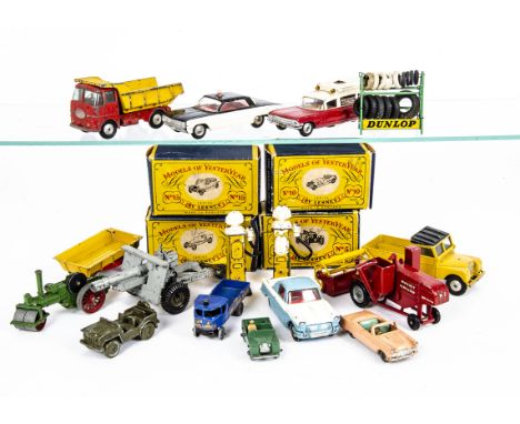 Various Diecast  and Lead Figures, including Matchbox MOY (4), in original boxes, loose Corgi Toys Triumph Herald, Oldsmobile