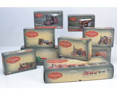 Corgi Vintage Glory of Steam, a boxed group of 1:50 scale limited edition models comprising Garrett 80307, CC20309, 80305, Se