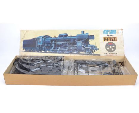 Otaki O Gauge 1/50 Scale plastic kit Japanese Modern Steam Locomotive Type ,C5711 in original box, VG-E appears complete, not