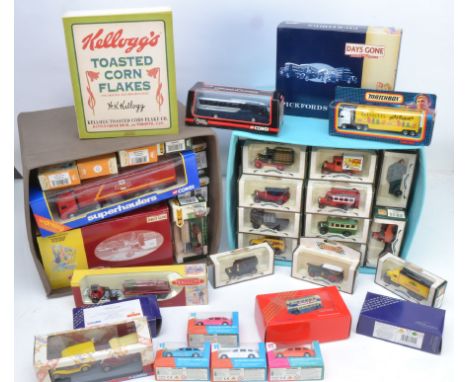 Modern Diecast Vehicles, a boxed collection of mainly vintage commercial vehicles including Lledo Days Gone in the main 2000s