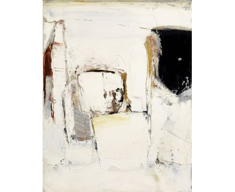 Paul Feiler (British, 1918-2013)Trencrom signed, titled and dated 'PAUL FEILER/TRENCROM/1961' (verso)oil on canvas45.7 x 35.2