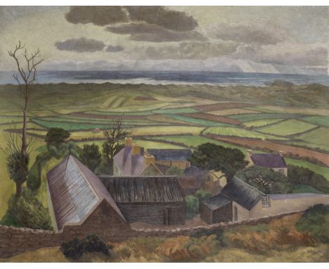 John Nash R.A. (British, 1893-1977)Llangennith Panorama signed 'JOHN NASH' (lower right)oil on canvas71.2 x 91.5 cm. (28 x 36