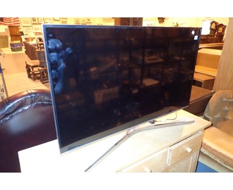 Samsung flatscreen television model no UE49KU6470U CONDITION REPORT: All electrical items in this lot have been PAT tested fo