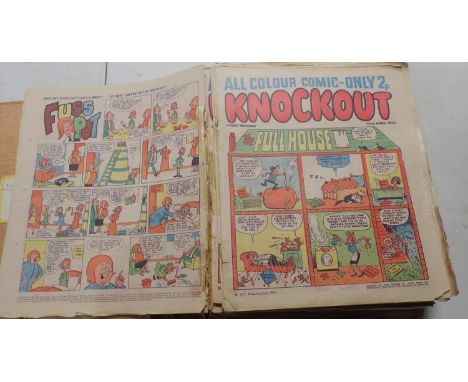 Quantity of Knockout comics, 1972-1973. UK P&amp;P Group 2 (£20+VAT for the first lot and £4+VAT for subsequent lots) 