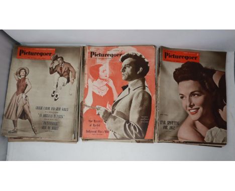 Quantity of Picturegoer magazines, 1951-1954 (41). UK P&amp;P Group 3 (£30+VAT for the first lot and £8+VAT for subsequent lo