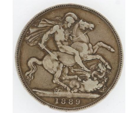 Victoria 1889 crown. UK P&amp;P Group 0 (£6+VAT for the first lot and £1+VAT for subsequent lots) 
