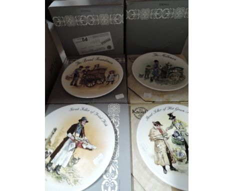 A selection of vintage display plates by Wedgwood